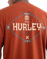 The Hurley Mens Printing Press Osmar T-Shirt in Ranger
