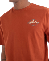 The Hurley Mens Printing Press Osmar T-Shirt in Ranger