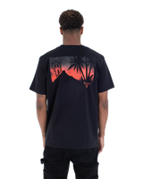 The Hurley Mens Hawaii Sunset T-Shirt in Black