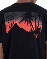 The Hurley Mens Hawaii Sunset T-Shirt in Black