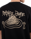The Hurley Mens Pasta T-Shirt in Black