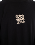 The Hurley Mens Trip Long Sleeve T-Shirt in Black