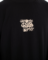 The Hurley Mens Trip Long Sleeve T-Shirt in Black
