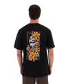 The Hurley Mens Tattoo Trudy Skull T-Shirt in Black