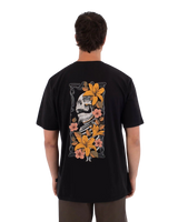 The Hurley Mens Tattoo Trudy Skull T-Shirt in Black
