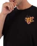 The Hurley Mens Tattoo Trudy Skull T-Shirt in Black