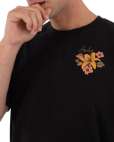 The Hurley Mens Tattoo Trudy Skull T-Shirt in Black