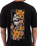 The Hurley Mens Tattoo Trudy Skull T-Shirt in Black