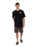 The Hurley Mens Tattoo Trudy Skull T-Shirt in Black