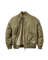 The Passenger Womens Lucia Bomber Jacket in Dusty Olive