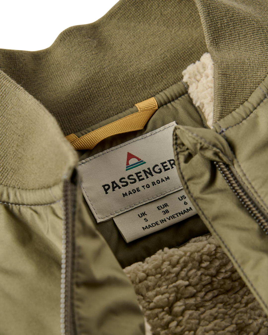 The Passenger Womens Lucia Bomber Jacket in Dusty Olive