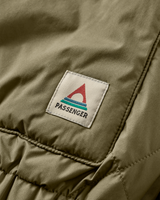 The Passenger Womens Lucia Bomber Jacket in Dusty Olive