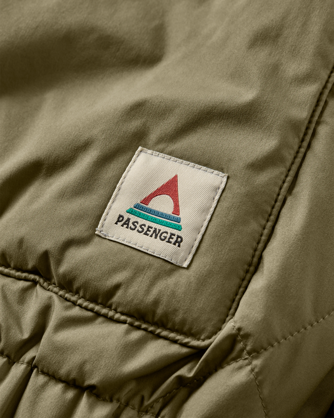 The Passenger Womens Lucia Bomber Jacket in Dusty Olive