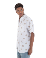 The Hurley Mens One And Only Stretch Shirt in Bone 2