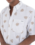 The Hurley Mens One And Only Stretch Shirt in Bone 2