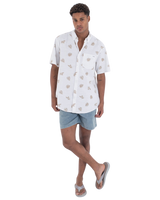 The Hurley Mens One And Only Stretch Shirt in Bone 2