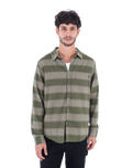 The Hurley Mens Portland Organic Flannel Shirt in Malverde