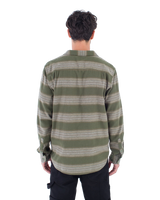 The Hurley Mens Portland Organic Flannel Shirt in Malverde