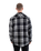 The Hurley Mens Heavy Weight Flannel Shirt in Black