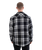 The Hurley Mens Heavy Weight Flannel Shirt in Black