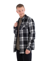The Hurley Mens Heavy Weight Flannel Shirt in Black