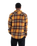The Hurley Mens Heavy Weight Flannel Shirt in Yellow