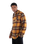 The Hurley Mens Heavy Weight Flannel Shirt in Yellow