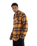 The Hurley Mens Heavy Weight Flannel Shirt in Yellow
