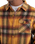 The Hurley Mens Heavy Weight Flannel Shirt in Yellow