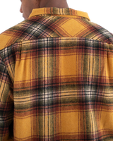 The Hurley Mens Heavy Weight Flannel Shirt in Yellow