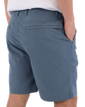 The Hurley Mens H2O Regular Walkshorts in Grey Teal