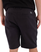 The Hurley Mens Icon Baggy Walkshorts in Black