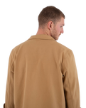 The Hurley Mens Woven Long Sleeve Overshirt in Khaki