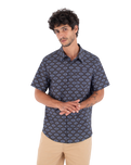 The Hurley Mens Printing Press Arbore Shirt in Black