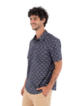 The Hurley Mens Printing Press Arbore Shirt in Black