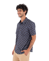 The Hurley Mens Printing Press Arbore Shirt in Black