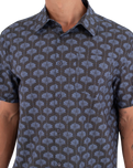 The Hurley Mens Printing Press Arbore Shirt in Black
