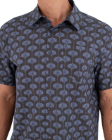 The Hurley Mens Printing Press Arbore Shirt in Black