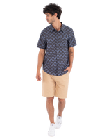 The Hurley Mens Printing Press Arbore Shirt in Black