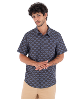 The Hurley Mens Printing Press Arbore Shirt in Destroyer