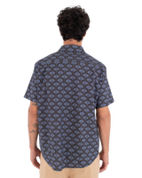 The Hurley Mens Printing Press Arbore Shirt in Destroyer