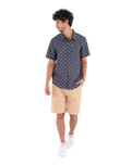 The Hurley Mens Printing Press Arbore Shirt in Destroyer
