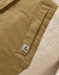 Clover Sherpa Fleece Jacket in Vintage White