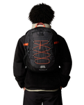 The The North Face Borealis Classic Backpack in Asphalt Grey & Retro Orange