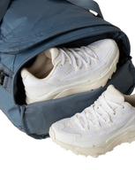 The The North Face Base Camp Voyager 42L Duffel in Granite Grey & Frost Grey