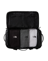 The The North Face Base Camp Voyager 62L Duffel in TNF Black & Asphalt Grey