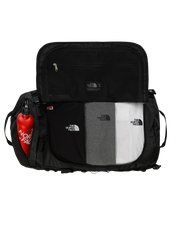 The The North Face Base Camp Medium Duffel Bag in TNF Black & TNF White-NPF
