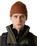 Fisherman Beanie in Burnt Umber
