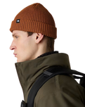 Fisherman Beanie in Burnt Umber