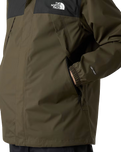 Antora Jacket in New Taupe Green & TNF Black